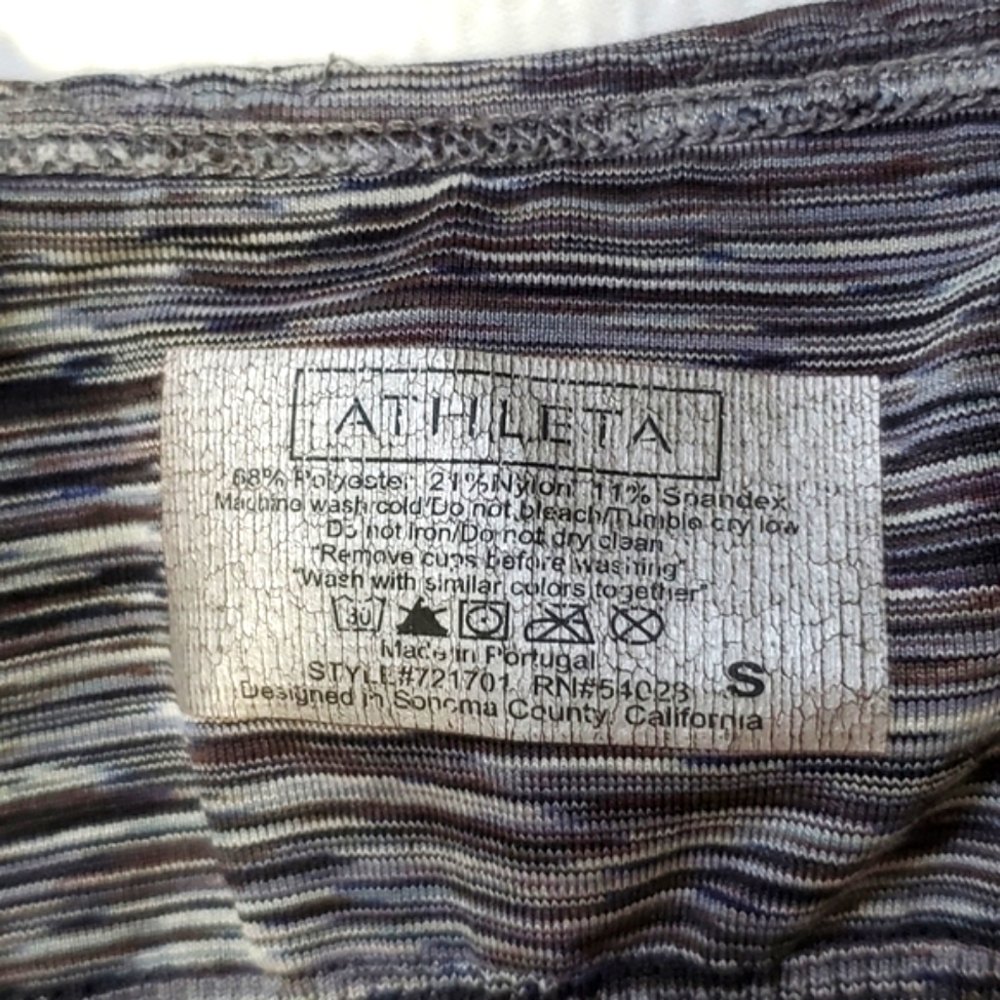 Athleta Namaste Spacedye Racerback Sports Bra - Picture 7 of 7